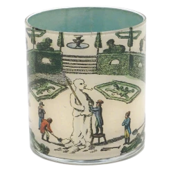 John Derian Decoupage Winter Garden Snowman 1780