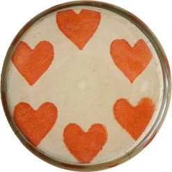 John Derian Painted Hearts Decoupage