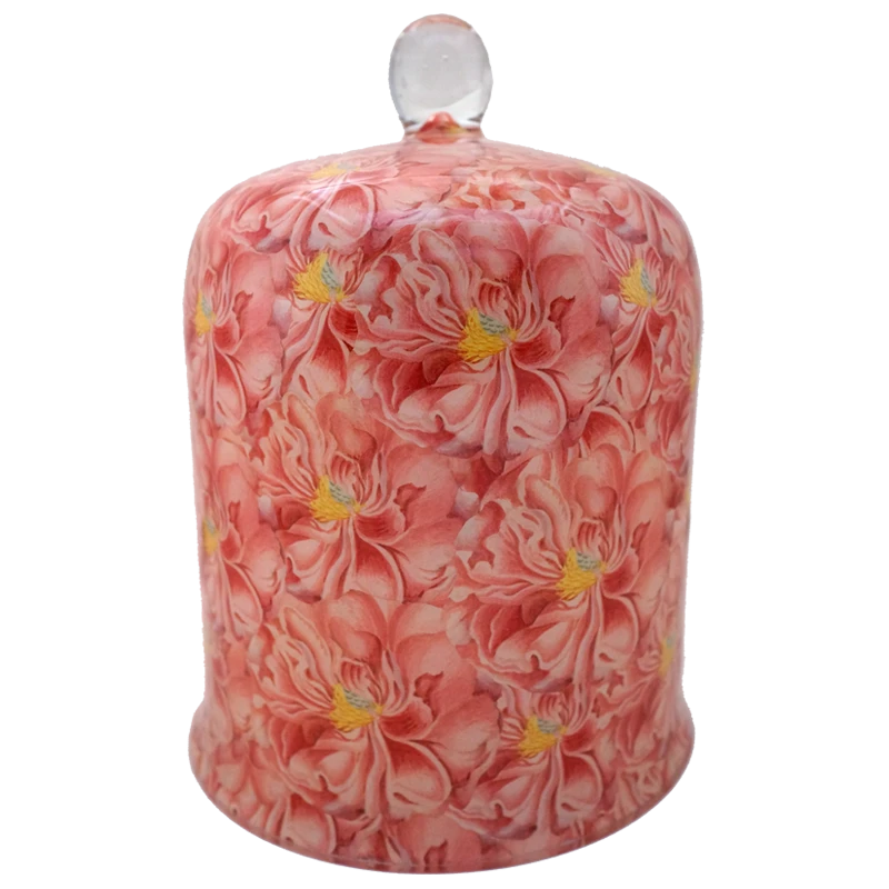 John Derian Decoupage German Roses Dome (15"H X 11"D) 3 John Derian Decoupage German Roses Dome (15"H X 11"D)