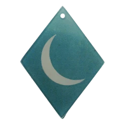 John Derian Decoupage Crescent Moon (3"x4"h)