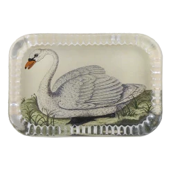 John Derian Female Swan Decoupage