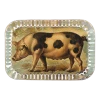John Derian Decoupage Pig On Farm