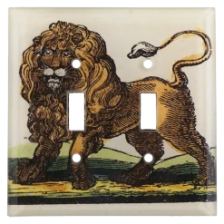 John Derian Lion Decoupage