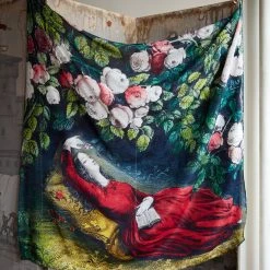 John Derian Company Sleeping Beauty Silk Scarf