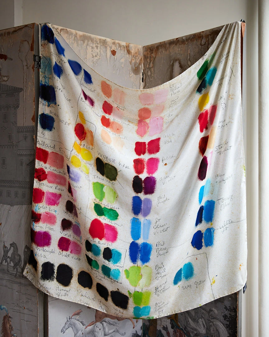 John Derian Company Picture Book Images Mixed Tones Silk Scarf 4 John Derian Company Picture Book Images Mixed Tones Silk Scarf