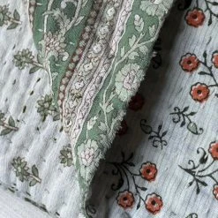 Jeanette Farrier Vintage Sari Baby Blanket (JFB08)