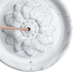 Astier De Villatte Emilie Incense Holder On Saucer