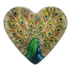 John Derian Decoupage Fanned Peacock