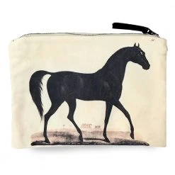 John Derian Company Inc Pouches & Totes Horses Zipper Pouch