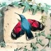 John Derian Company Hummingbird Silk Scarf Picture Book Images
