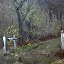 Vintage Art & Objects Evert Rabbers Landscape Painting