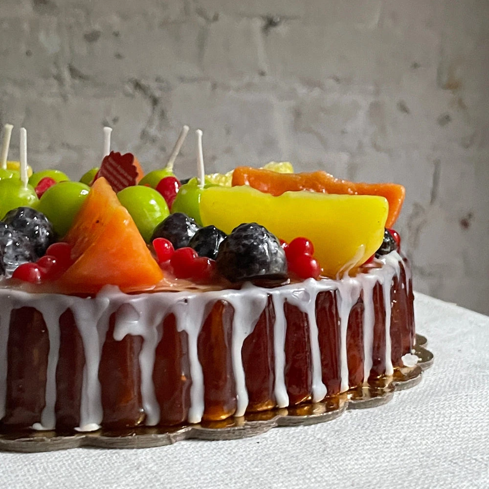 Cereria Introna Art & Objects Crostata Frutta Orange Fruit Pie Candle 4 Cereria Introna Art & Objects Crostata Frutta Orange Fruit Pie Candle