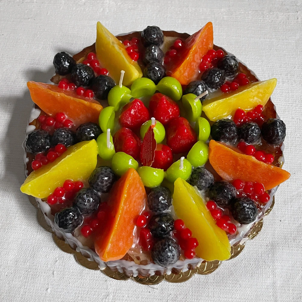 Cereria Introna Art & Objects Crostata Frutta Orange Fruit Pie Candle 6 Cereria Introna Art & Objects Crostata Frutta Orange Fruit Pie Candle