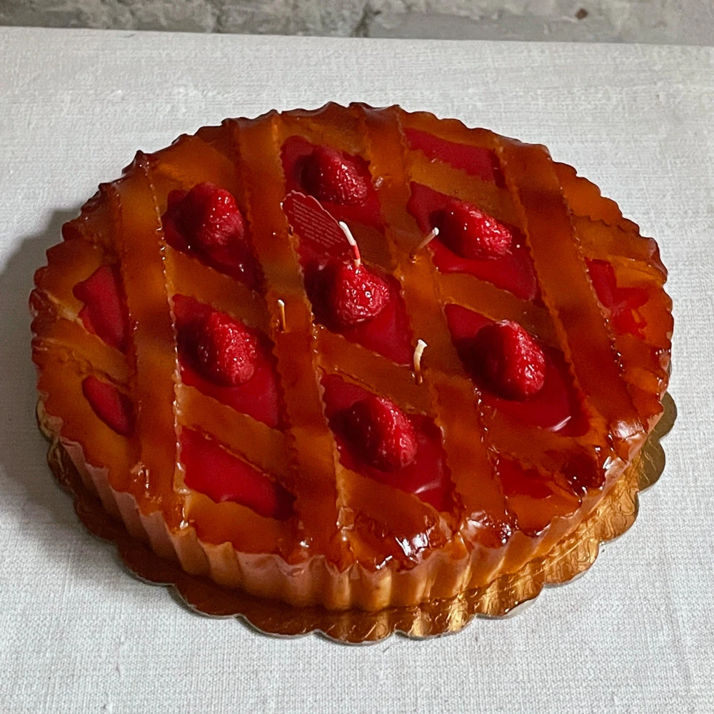 Cereria Introna Art & Objects Crostata Diam Itu Cioccolato Strawberry Pie Candle 4 Cereria Introna Art & Objects Crostata Diam Itu Cioccolato Strawberry Pie Candle