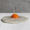 Cereria Introna Uovo Frided Egg Candle Art & Objects