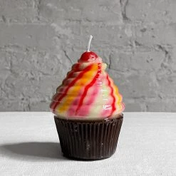 Cereria Introna Colorful Cupcake Candle