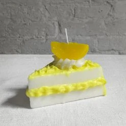 Cereria Introna Torta Limone Lemon Cake Slice Candle