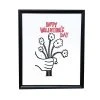 Hugo Guinness "Happy Valentine's Day" In Vintage Frame Art & Objects
