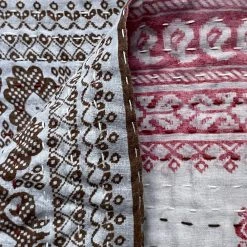 Jeanette Farrier Vintage Sari Baby Blanket (JFB07)