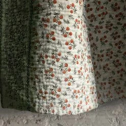 Jeanette Farrier Vintage Sari Baby Blanket (JFB08)