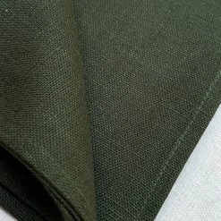 Dining & Tabletop Fog Linen Tea Towel In Solid Green