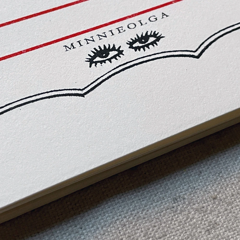 Minnieolga Books & Notebooks Blushy Blinky Notebook 6 Minnieolga Books & Notebooks Blushy Blinky Notebook