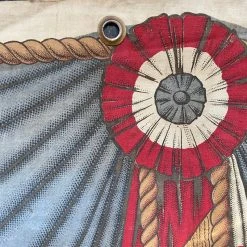 Vintage 19th Century French Bunting Textiles & Rugs