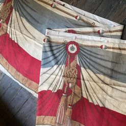 Vintage 19th Century French Bunting Textiles & Rugs