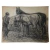 Vintage Evert Rabbers Horse Drawing 03 Art & Objects