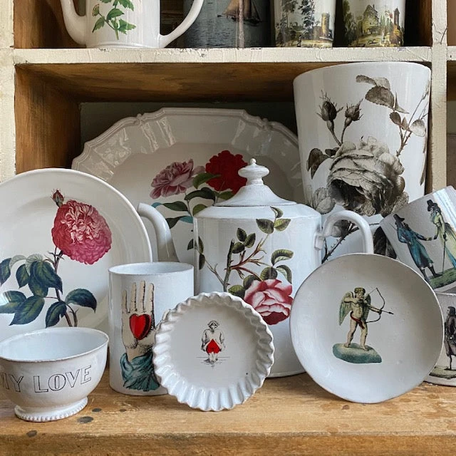 John Derian X ADV Cupid Saucer Dining & Tabletop 4 John Derian X ADV Cupid Saucer Dining & Tabletop