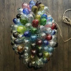 Vintage Lighting Syrian Glass Fixtures