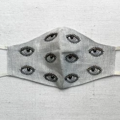 Skippy Cotton Textiles & Rugs Natural Protective Eyes Face Mask
