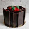 Cereria Introna Torta Stecche Chocolate Sticks Cake Candle With Strawberry Topping