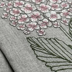 Coral & Tusk Set Of 4 Embroidered Hydrangea Dinner Napkins Dining & Tabletop