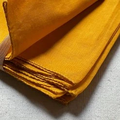 Lisa Corti Set Of 6 Organza Napkins In Mustard Dining & Tabletop