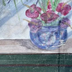 Vintage 20th Century Wizard Of Oz Backdrop - Flower Shop Art & Objects