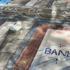 Vintage 20th Century Wizard Of Oz Backdrop - Bank Of Kalamazoo