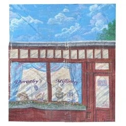 Vintage 20th Century Wizard Of Oz Backdrop - Dorothy's Millinery