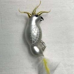 Nostalgic Cockatoo Bird Clip-On Ornament