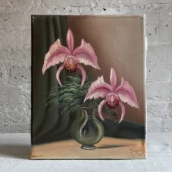 Vintage Mid 20th Century Dutch Floral Still Life