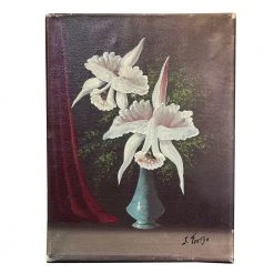 Vintage Mid 20th Century Dutch Floral Still Life Art & Objects