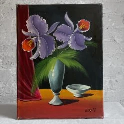 Vintage Art & Objects Mid 20th Century Dutch Floral Still Life
