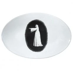 John Derian X ADV John Derian Ghost Looking Left Platter