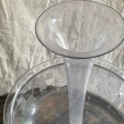 Vintage Vintage & Antiques 19th Century French Large Footed Bowl With Vase (#12)