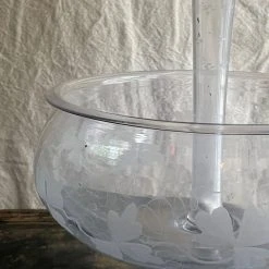 Vintage Vintage & Antiques 19th Century French Large Footed Bowl With Vase (#12)