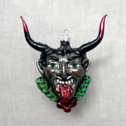 Wiktoria Krampus Head Ornament Holiday