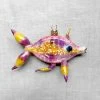 Wiktoria Holiday Orange & Pink Fish Ornament