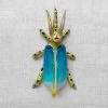 Wiktoria Holiday Yellow & Blue Bug Ornament 1 Wiktoria Holiday Yellow & Blue Bug Ornament