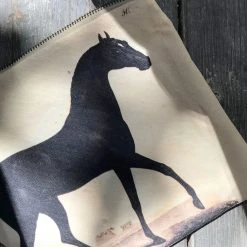 John Derian Company Inc Pouches & Totes Horses Zipper Pouch