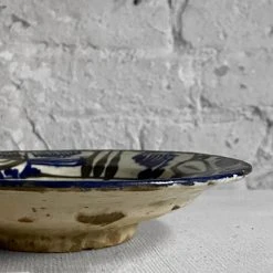 Vintage Dining & Tabletop 19th Century Persian Footed Plate (D)